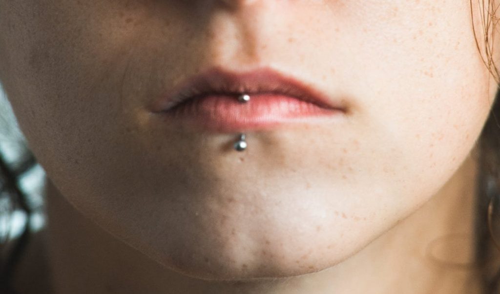 high-risk piercings - oral piercings